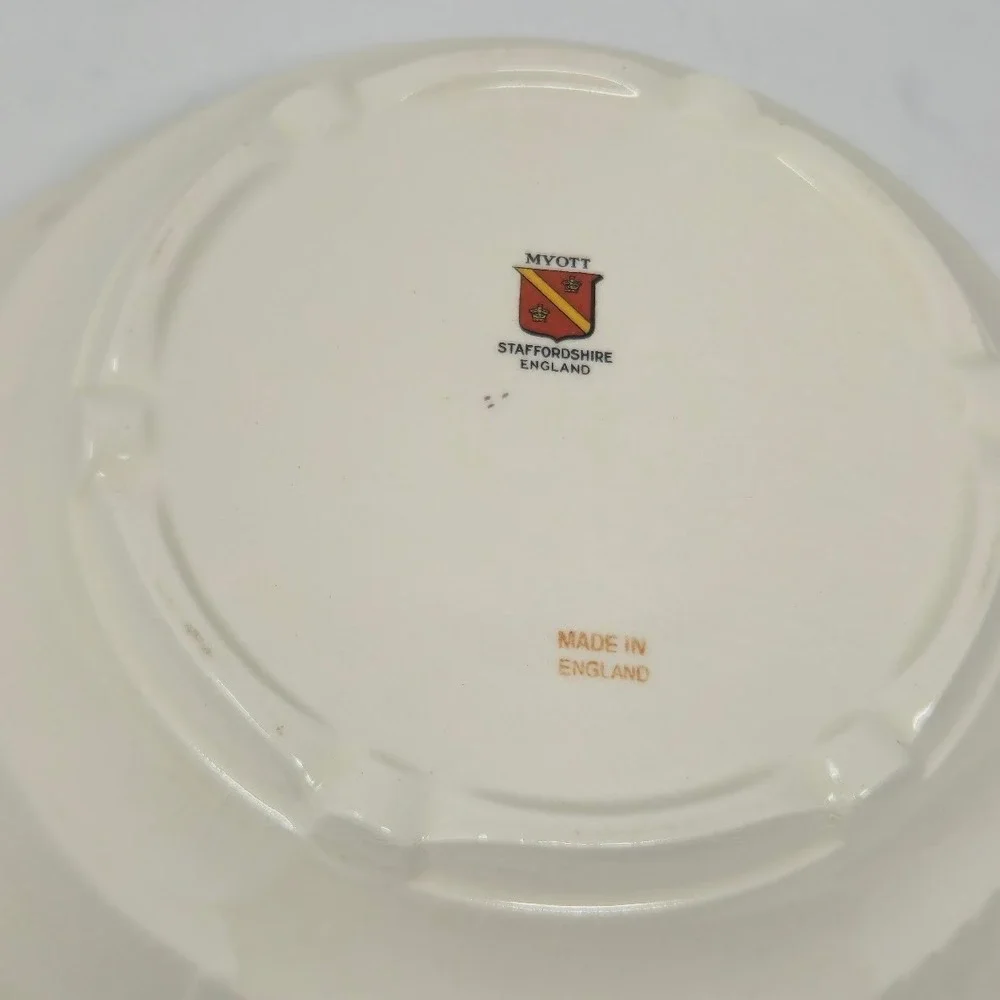 Vintage Myott Staffordshire Indian Tree Round Covered Vegetable Dish Tureen 10
